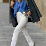 casual loose sweater knitted cardigan