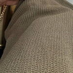 Chic crossover sleeveless knit top