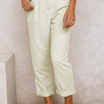 women's corduroy loose straight trousers