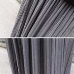 Casual Solid Color Elasticity Waist Pleated Skirts