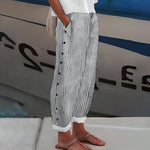 Dagny | Stylish striped summer trousers