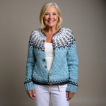 Felicidad | Retro Icelandic Knit Cardigan