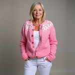 Vivian | Retro Icelandic Knit Cardigan