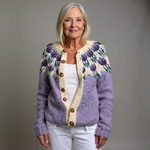 Elvira | Retro Icelandic Knit Cardigan
