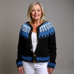 Fabiola | Handcrafted Vintage Icelandic Cardigan