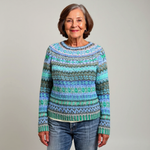 Gabriela | Retro Icelandic Knit Sweater