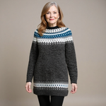 Natalia | Retro Icelandic Knit Sweater