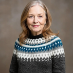 Althea | Retro Icelandic Knit Sweater