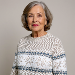 Melanie | Retro Icelandic Knit Sweater