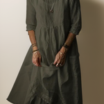 Carolien | Maxi dress with loose round neckline