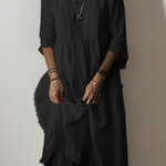 Carolien | Maxi dress with loose round neckline