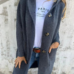 Yasmine ��� Long Knit Cardigan with Hood