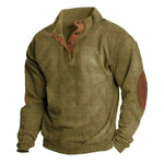 Men's Outdoor Casual Stand Collar Long Sleeve Sweatshirt