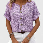 Sabine - Chic Floral Summer Blouse
