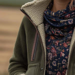 Women's Vintage Turtleneck Sherpa Jacket