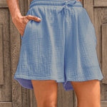 Women's Solid Color Casual Shorts
