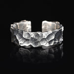 Men's Vintage Hammer Pattern Distressed S925 Ring