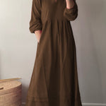 Women's Pocket Cotton Dress
