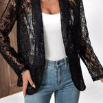 Women's Spring and Summer Lace Suit Jacket