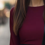 Womens Vintage Leather Stripe Bodycon Dress