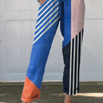 Minimalism Bauhaus Geometric Art Printed Women's 100% Cotton Casual Pants