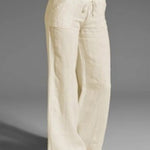 Women's Pocket Cotton and Linen Slacks