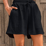 Women's Solid Color Casual Shorts
