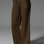 Women's Pocket Cotton and Linen Slacks
