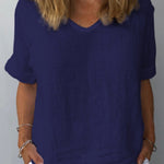 Women's Cotton & Linen  Casual Top