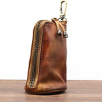 VINTAGE COWHIDE WAIST KEY BAG