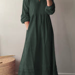 Women's Pocket Cotton Dress