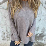 Women's Button Back Casual Knitted Shirt