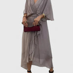 Nada | Elegant V Neck Dress
