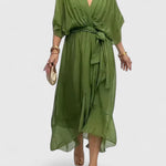Nada | Elegant V Neck Dress