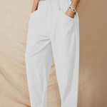Women's Solid Color Casual Pants