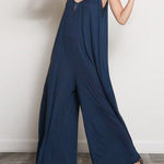Women's Summer V-Neck Wide Leg Jumpsuit