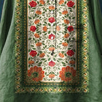 Women's Vintage Ethnic Floral Art Print Casual Cotton And Linen Shirt