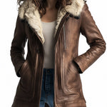 Vintage Wool Multi-pocket Sheepskin Faux Leather Warm Coat