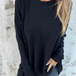 Women's Button Back Casual Knitted Shirt