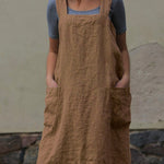 Fashion Loose Linen Long Dress