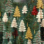 Christmas Gift Christmas Tree Art Print Knit Pullover Sweater