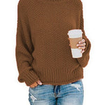 Women's Autumn Turtleneck Slim Wool Long Sweater