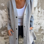 Vionne | Hoodie Jacket with Buttons