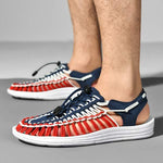 MEN'S HANDWOVEN BEACH SANDALS