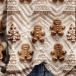 Christmas Gift Christmas Ginger Sugar Cookies Art Print Knit Pullover Sweater