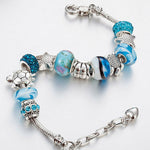 Vacation Style Fashion Turtle Starfish Big Hole Beaded Bracelet