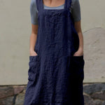Fashion Loose Linen Long Dress