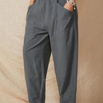 Women's Solid Color Casual Pants