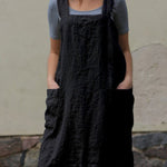 Fashion Loose Linen Long Dress