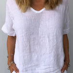Women's Cotton & Linen  Casual Top